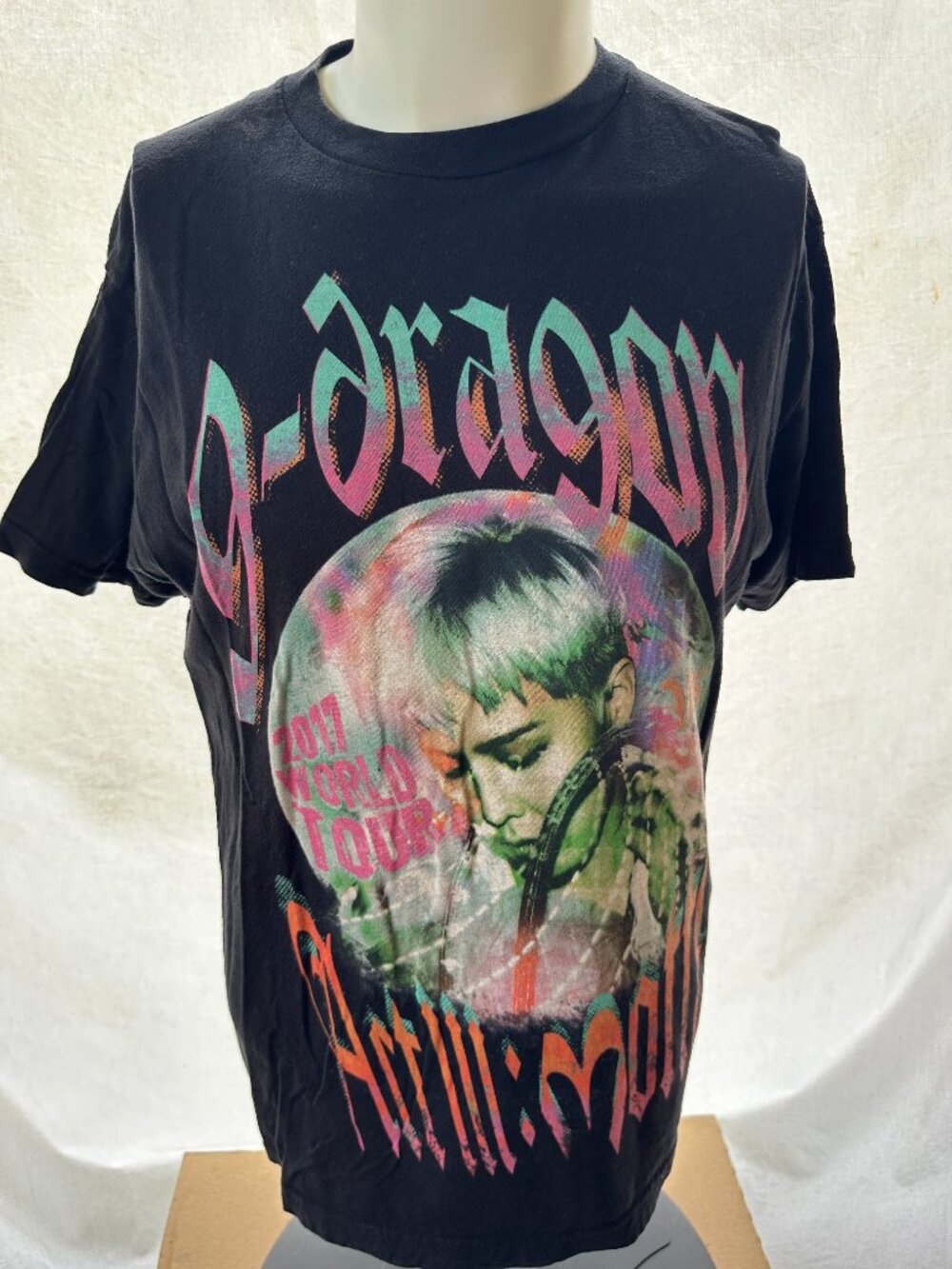 G-Dragon 2017 World Tour Men's Black T Shirt Large Yg… - Gem